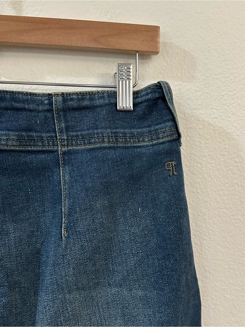 Anthropologie Pilcro Women's Eventide Trouser High-Rise Wide-Leg Jeans Size 31 - Picture 7 of 13